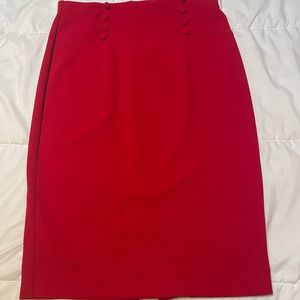 Knee length skirt